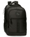 Mochila porta ordenador 15.6" Pepe Jeans Hoxton tres compartimentos Negra (Foto 8) 