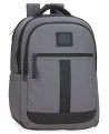 Mochila porta ordenador 15.6" Pepe Jeans Hoxton tres compartimentos Gris