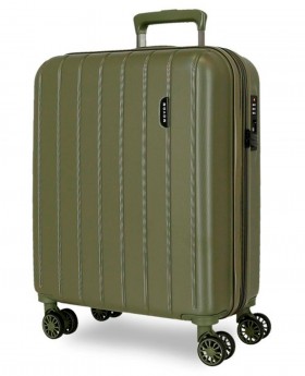 Maleta de mano Movom Wood Caqui - 55cm | Maletia.com