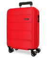 Roll Road Maleta de cabina rígida Flex Roja