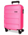 Roll Road Maleta de Cabina Rígida Flex Rosa