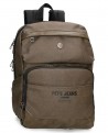 Mochila portaordenador & Tablet Pepe Jeans Berwick Kaki