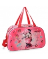Minnie Mouse Bolsa de viaje Minnie Stickers  frontal 3D Rosa (Foto 1) 