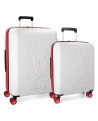 Mickey Mouse Juego de maletas Mickey Colored rígidas 55- blanco Blanco (Foto 1) 
