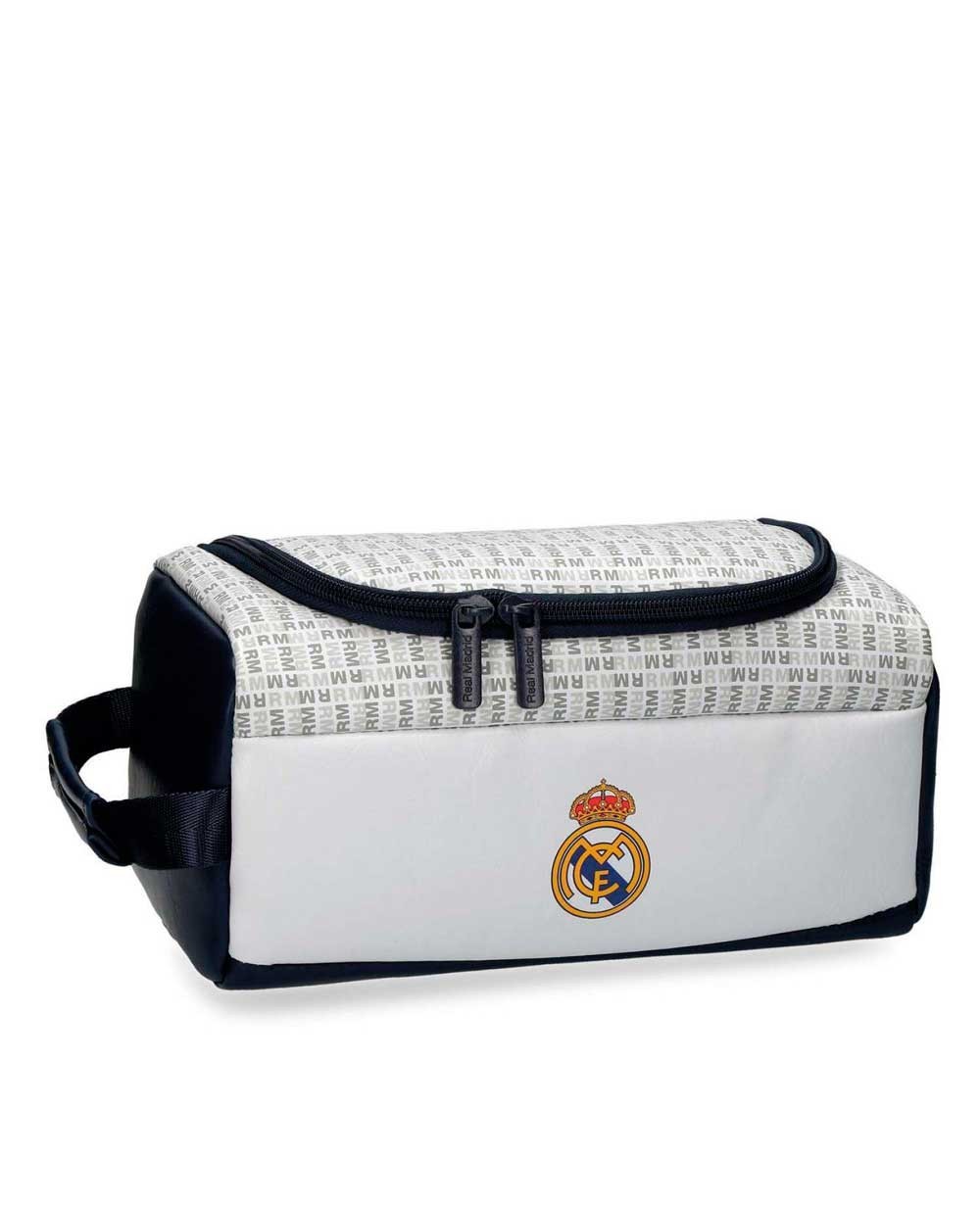 Neceser Real Madrid White RM Blanco - 26cm