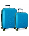 Mickey Mouse Juego de maletas Mickey Colored rígidas 55- azul Azul (Foto 1) 
