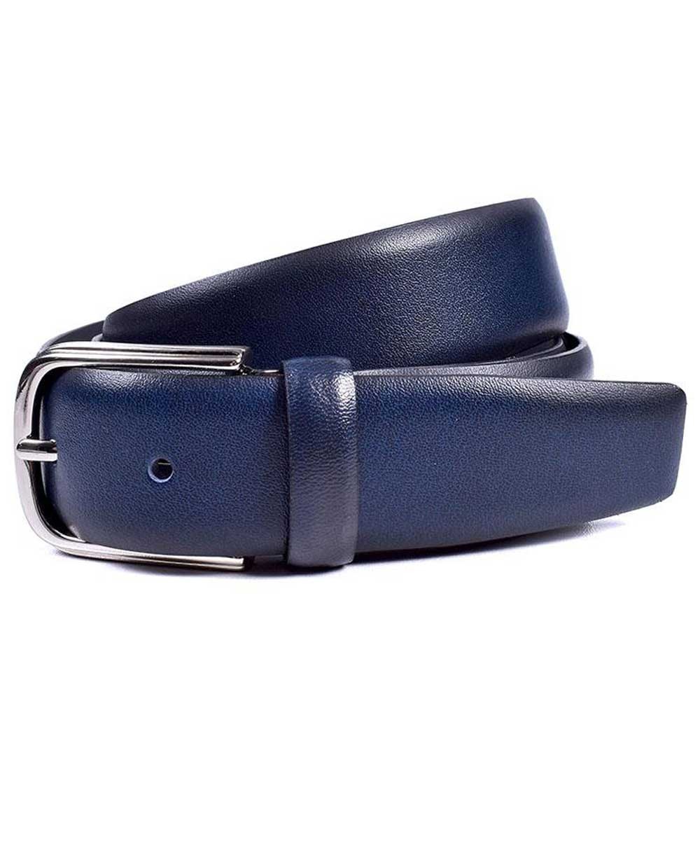 Miguel Bellido Cinturón clásico Piel Azul 105 (Foto )